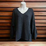 L LOVE Love Navy Blue Knit Sweater Sz S/M Photo 1