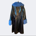 Love White Rare Street Style Sherpa Collar Coat Black Size M Photo 3