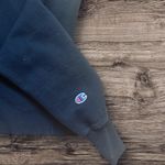 Champion  Reverse Weave Cropped Hoodie Black Small Photo 5