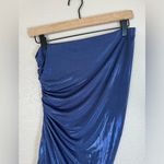 Norma Kamali  Strapless Diana Gown in Military Blue size Large New without tags Photo 10