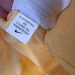 Nike Set Terry Towelling Tracksuit Retro Femme Sweatshirt Snap Shorts Yellow XS Photo 6