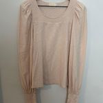 Nation Ltd - Abigail Festival Tee Antique White Puff-Shoulder  Long Sleeve Date Photo 1