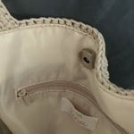 Lina: Brown/Tan/Beige/ White Woven (crocheted) Shoulder Bag Photo 3