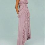Dusty Pink Ruffle Dress Photo 1