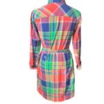 Talbots Madras Shirtdress Multicolor Size 2 Photo 4