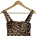 Good American Contour Leopard Animal Print One-Piece Lace Up Swimsuit Size S Photo 4