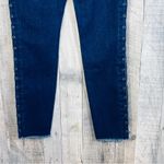 Romeo + Juliet Couture Size Medium Raw Hem Dark Blue Denim Wash Jeans 5 … Photo 8