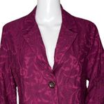 CAbi  Blazer Womens Medium Purple Plumberry Frolic Jacket Office Casual Preppy‎ Photo 4