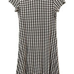 Dorothy Perkins  Black White Gingham Short Sleeve ALine Dress Womens 6 Whimsigoth Photo 0