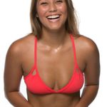 JOLYN Finn Bikini Top Hot Pink Photo 5