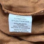 love on a hanger Lace Floral Embroidered Sheer Blouse Brown Size Small Photo 4