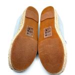 Anthropologie New Soludos x Oranges 8.5 Embroidered Chambray Denim Espadrille Photo 5