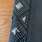 Calvin Klein Black Studded Pebbled Leather Tote Bag Photo 2