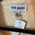 Steve Madden NWT  Textured Knit Bomber Jacket in Natural Photo 4