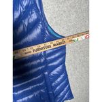 Bernardo  Large Womens Vest Goose Down Puffer Blue Sleeveless Zip Packable Photo 6