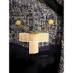 Michael Kors  Navy Blue Tweed Blazer Jacket NWT Photo 2