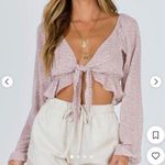 Princess Polly Long Sleeve Floral Top Crop Photo 0