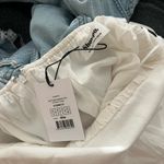 White Puff Sleeve Mini Dress Size 8 Photo 2