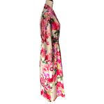 NWT Natori Sofia Kimono Robe in Chanpagne Winter White Floral Robe S Photo 4