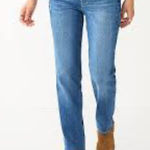 Sonoma  Women's Straight Leg Blue Jeans.    Size-12 Petite Photo 0