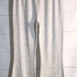 Forever 21 Raw cut flare fleece lined sweatpants Lounge Pant Light Gray M Photo 1