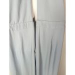 ZARA Basic Light Blue Surplice Wide Leg Loose Sexy Back Jumpsuit Size M Photo 9