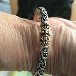 Handmade Antique Style Stretch Bracelet Contemporary Metal Triple plated Birthday… Photo 4