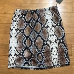 Nasty Gal Snake Print Bodycon Mini Skirt Photo 0