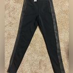 Abercrombie & Fitch Hollister Women’s Black Faux Leather Leggings High Waisted Stretch Photo 0