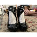 Ed Hardy Women's Black Leather Geisha Studded Pump Heels Size 9 Photo 3