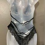 Black Lace Lingerie Bodysuit Size M Photo 1