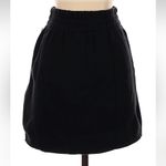 Good American  The High Waist Sweatskirt Black Size 1 Pockets Elastic Waist Sport Photo 1