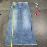 Wash Lab Women's Denim Maxi Skirt Blue Size 29 Style WL1610S Long Jean Y2K Boho Photo 7