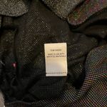 Terez  Metallic-Knit Wrap Jumpsuit Silver Shimmer Waffle XS Made in USA Chic NWT Photo 9