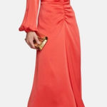 Veronica Beard  Fayla Chain Link Cutout Long‎ Sleeve Midi Dress Size 0 Photo 0