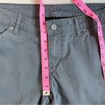 Norma Kamali •Straight Crop Ankle Zip Stretch Jeans•Sz 6 Photo 5