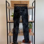 joe's jeans  Mid-Rise Burnout Velour Black The Skinny Jeans, 26 Photo 5