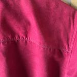 Cherokee  Deep Red suede like ladies blouse large Photo 13