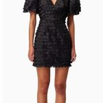 Elliatt NWT  Hailey Textured 3D Mini Dress In Black Sz Small $288 Photo 13
