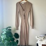 MABLE CLOTHING Ribbed‎ Bodycon Sweater Midi Dress Photo 8