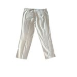 Loft  Riviera Marisa Off White Cropped Career Dress Pants‎ Size 10 Photo 4