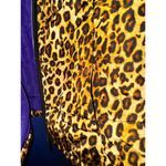 Lauren Ralph Lauren Womens 2X Puffer Vest Full Zip Up Cheetah Purple Quilted Tan Photo 11