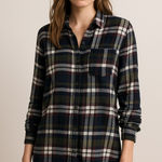 American Eagle  Ahh-Mazingly Soft Plaid Boyfriend Shirt Women’s S | Preppy Skater Photo 0