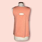 Lilla P back cutout tank top Pima cotton Orange Size M Photo 3
