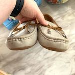 BORN Concept Carolann Tan & Beige Bow Loafer Size 11 Photo 2