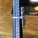 White Buffalo Turquoise Blue Turquoise Sterling Silver Cocktail Ring Size 6.75 Photo 8