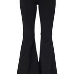 Judy Blue High Waist Raw Hem Flare Jeans Size 25 Black Photo 0