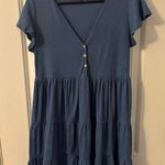 See You Monday Chic blue ribbed dress by . Ideal for casual wear. Photo 0