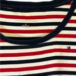 Tommy Hilfiger Women's Striped Top - Red, White, and Black Photo 2