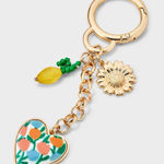 Mixed nwt Lemon and Floral Bag Charm Photo 0